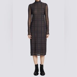 BNWT Staud Priscilla Mesh Midi Dress